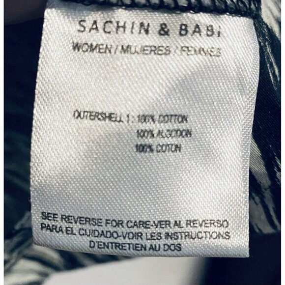 Anthropologie Sachin and Babi Caralisa Tunic Dress Womens Large Ikat Puff Sleeve - Picture 8 of 9